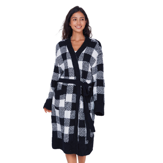 Women's Plush Robes with Pockets