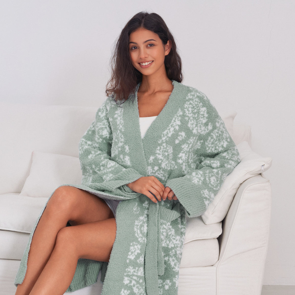 Women's Plush Robes with Pockets