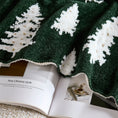 Load image into Gallery viewer, Christmas Tree Reversible Chenille Throw Blanket
