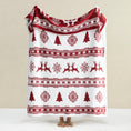 Load image into Gallery viewer, Reversible Christmas Knit Blanket
