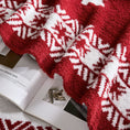 Load image into Gallery viewer, Reversible Christmas Knit Blanket
