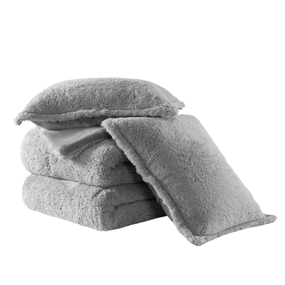 Thick Fleece Comforter Set