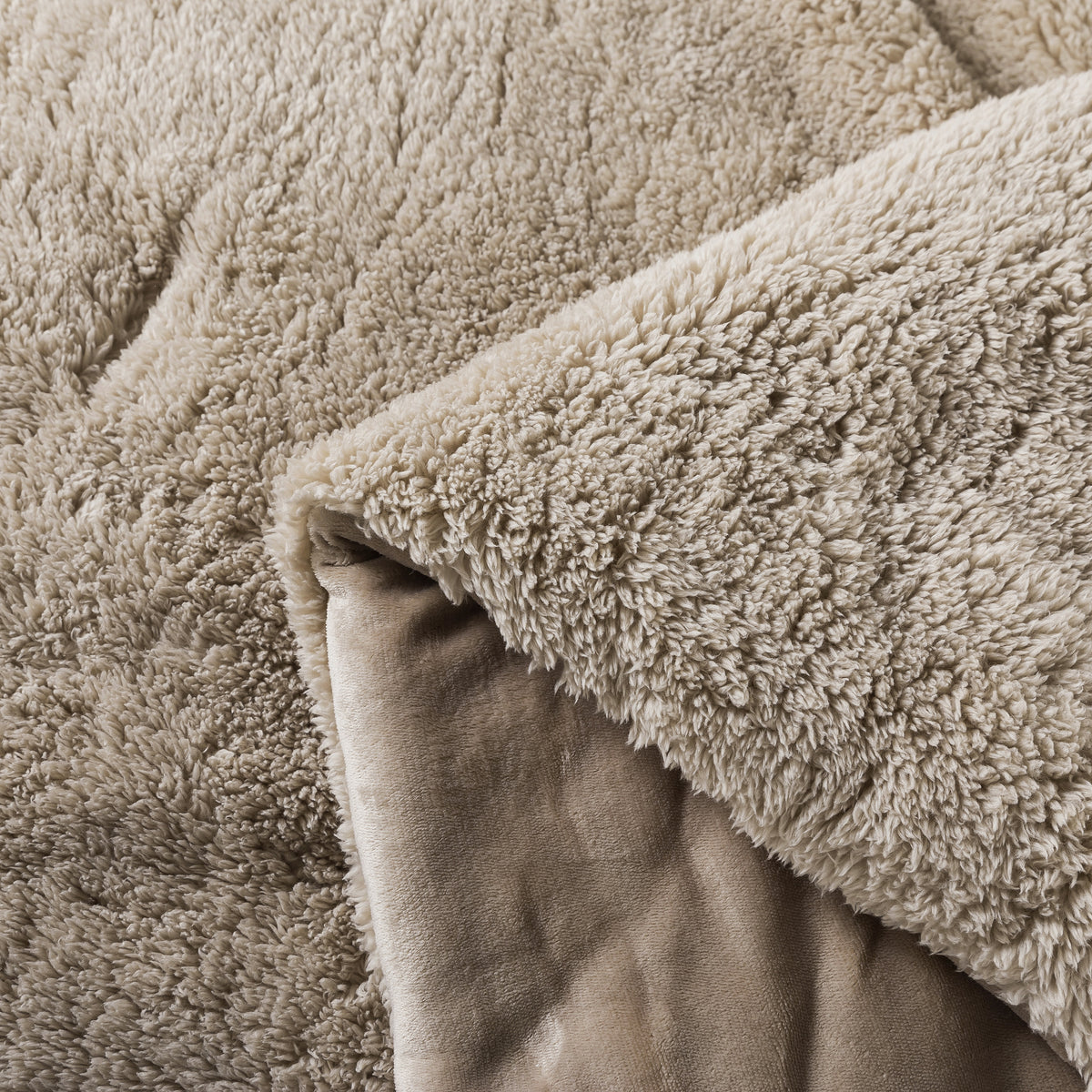 Thick Fleece Comforter Set