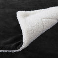 Load image into Gallery viewer, Reversible Sherpa Fleece Throw Blanket
