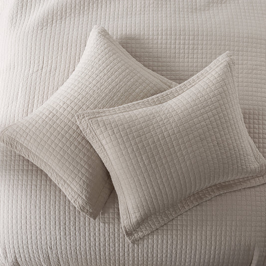 100% Cotton Box Quilt Lightweight Reversible Quit Set