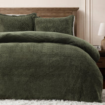Thick Fleece Comforter Set