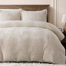 Thick Fleece Comforter Set