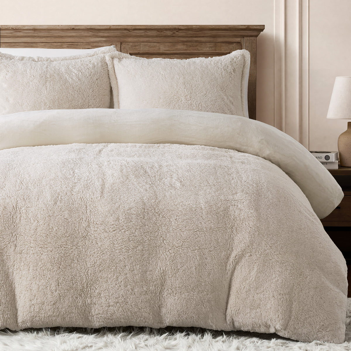 Thick Fleece Comforter Set