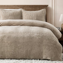 Thick Fleece Comforter Set