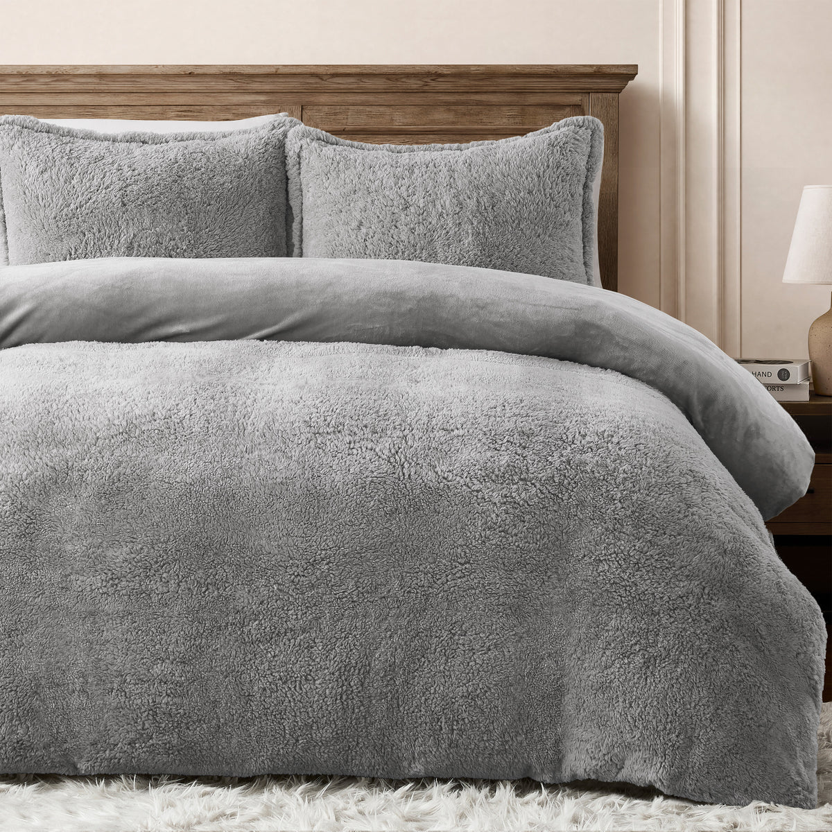 Thick Fleece Comforter Set