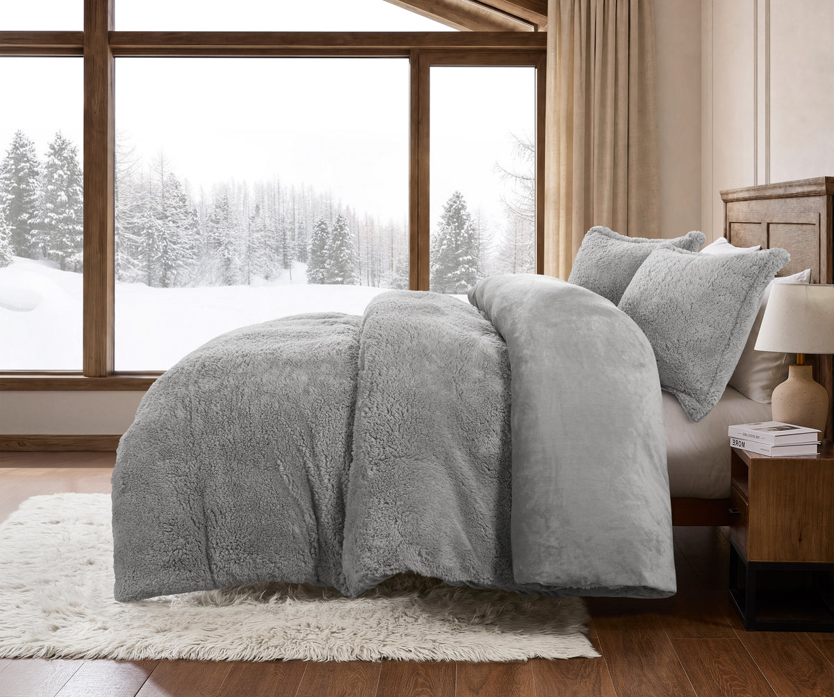 Thick Fleece Comforter Set