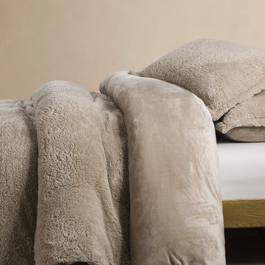Thick Fleece Comforter Set