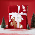 Load image into Gallery viewer, Reversible Christmas Knit Blanket
