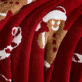 Load image into Gallery viewer, Reversible Christmas Knit Blanket
