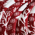 Load image into Gallery viewer, Reversible Christmas Knit Blanket
