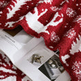 Load image into Gallery viewer, Reversible Christmas Knit Blanket
