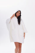 Load image into Gallery viewer, Wearable Hoodie Blanket-Leopard/Beige
