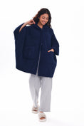 Load image into Gallery viewer, Wearable Hoodie Blanket-Leopard/Beige

