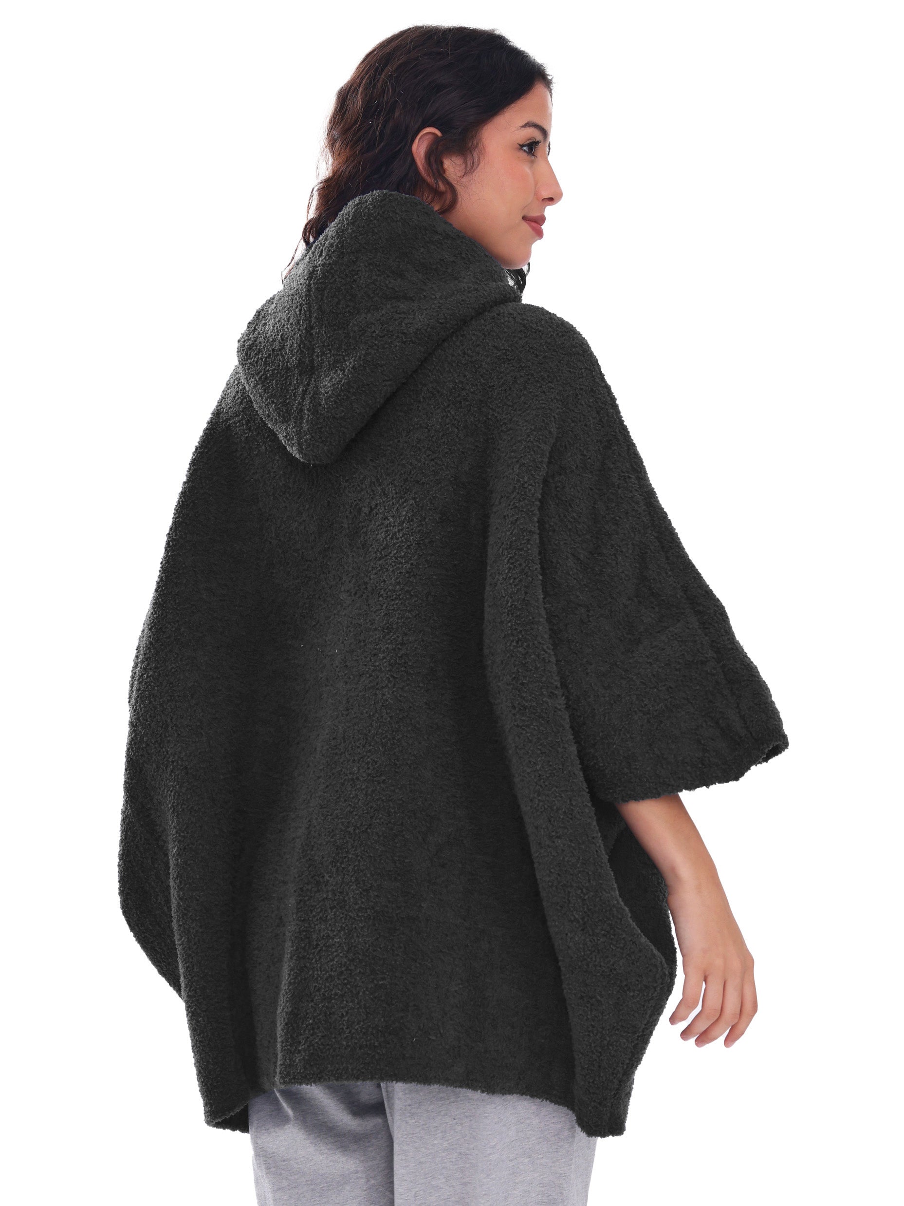 Wearable Hoodie Blanket-Leopard/Beige