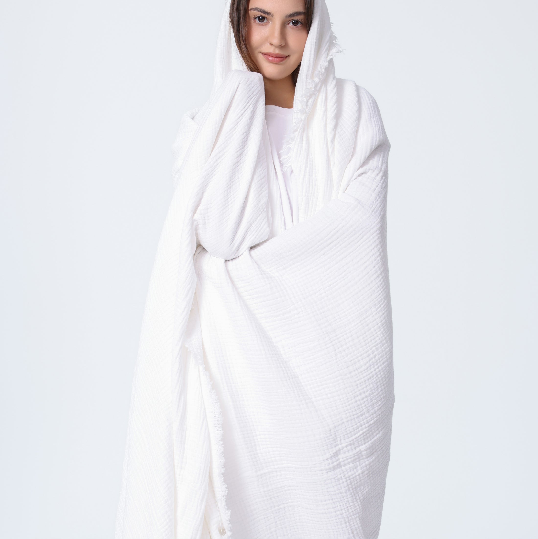 100% Cotton Muslin Throw Blanket