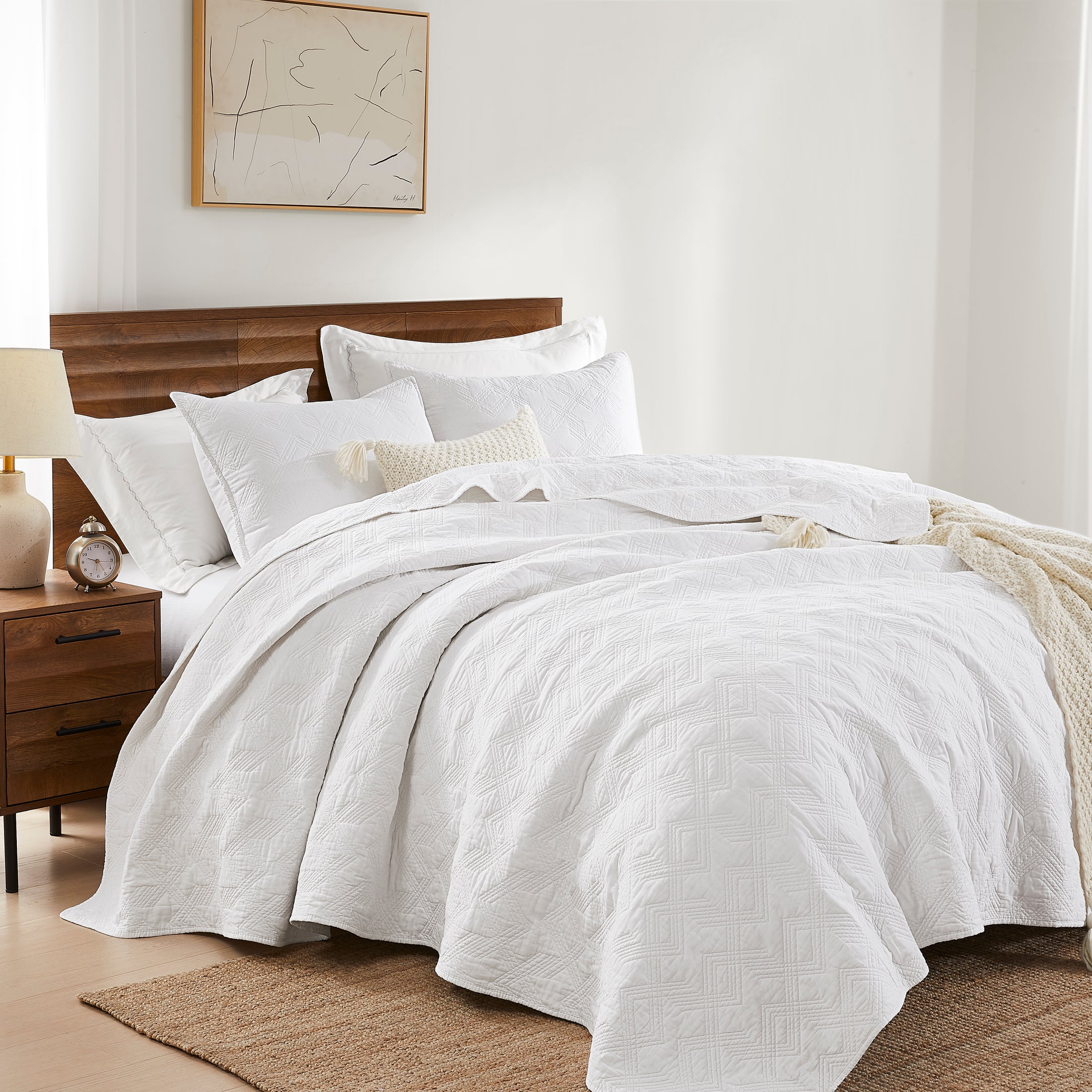 100% Cotton Framed Quilt
