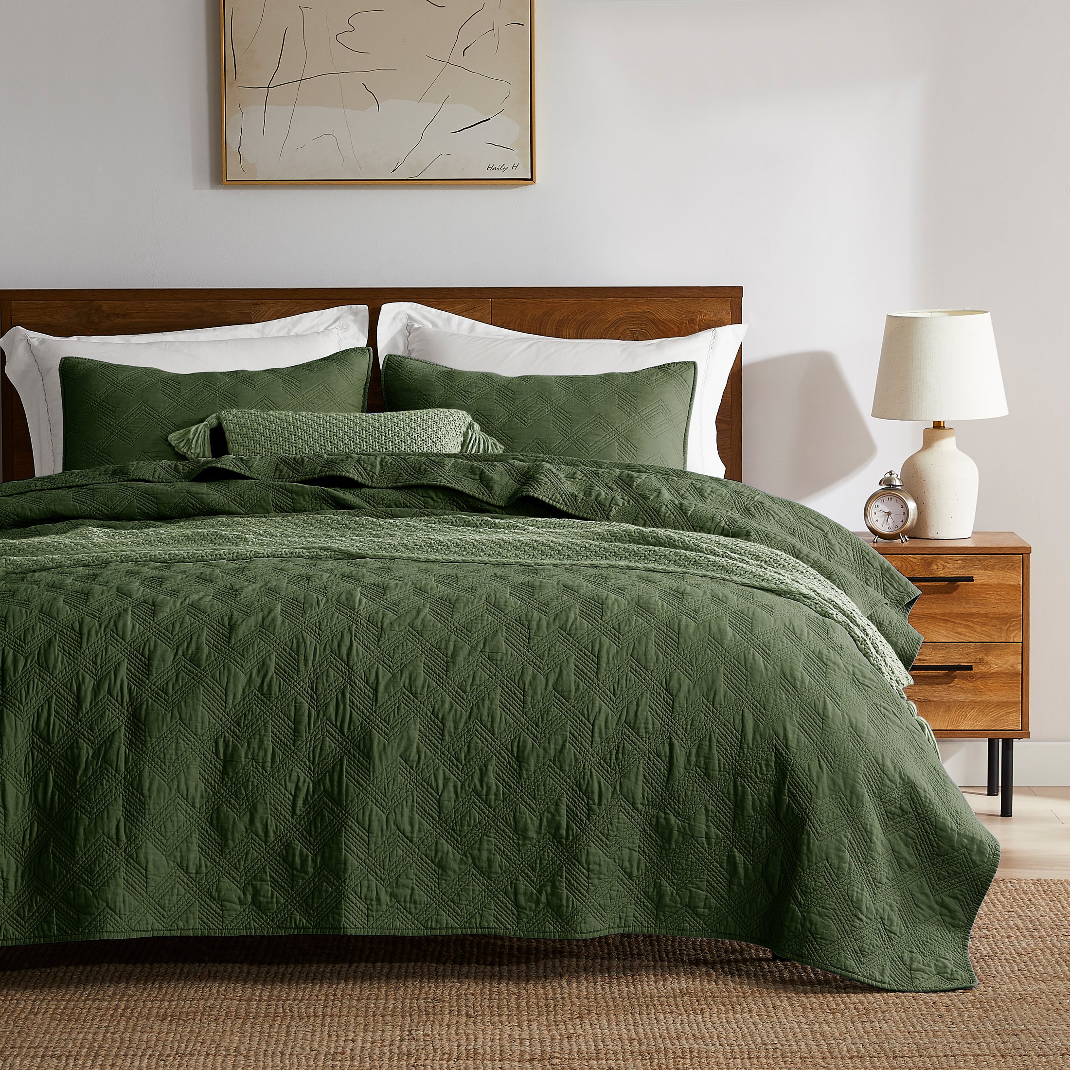 100% Cotton Framed Quilt